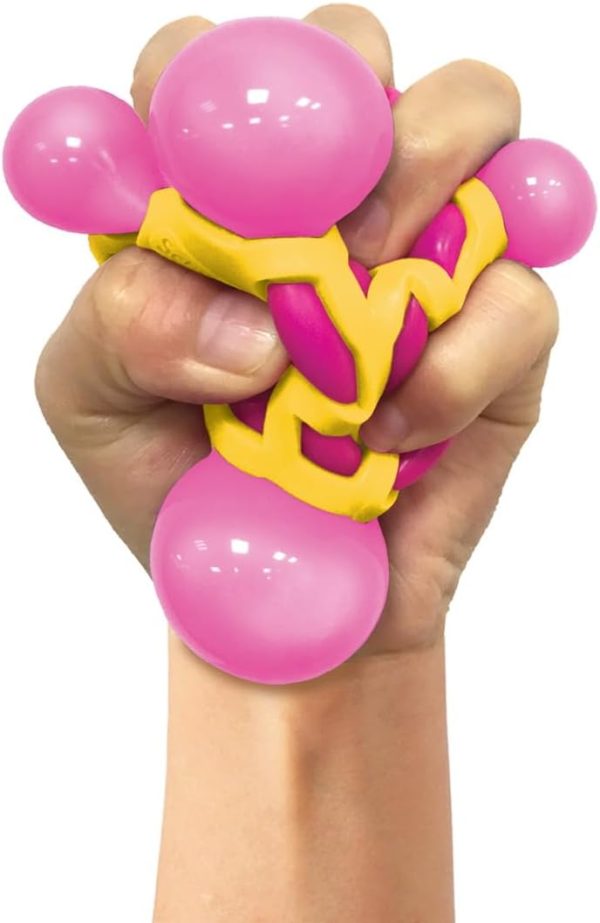 Schylling NeeDoh Atomic - Sensory Squeeze Toy - Satisfying Dough Filling - 2.25 Wide - Color May Vary (Pack of 1)