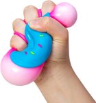 Schylling NeeDoh Dohnuts - Sensory Fidget Toy - Assorted Colors - Ages 3 to Adult (Pack of 1)