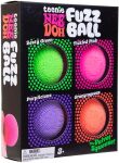 Schylling NeeDoh Teenie Fuzz Ball 4 Pack - Sensory Squeeze Toy - 1.5 in Diameter - Colors May Vary