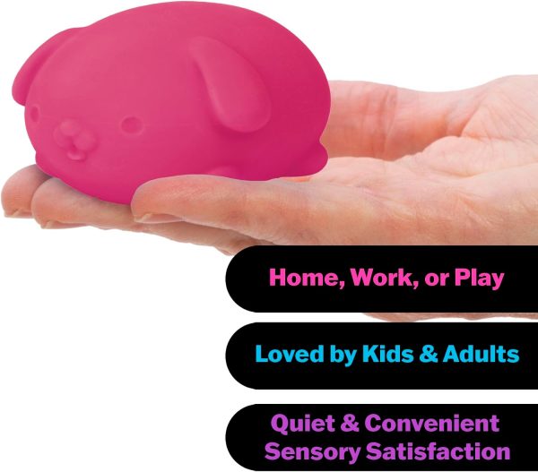 Schylling NeeDoh Funky Pups ?C Squishy Sensory Toy ?C Soft Dough Filling ?C Color May Vary; One Dog Per Pack