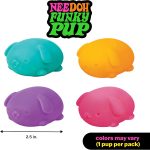 Schylling NeeDoh Funky Pups ?C Squishy Sensory Toy ?C Soft Dough Filling ?C Color May Vary; One Dog Per Pack