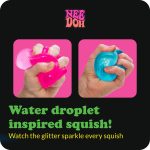 Schylling NeeDoh Dream Drop - Sensory Squeeze Toy with Dreamy Smooth Squeeze - 3 Tall - Color May Vary (Pack of 1)