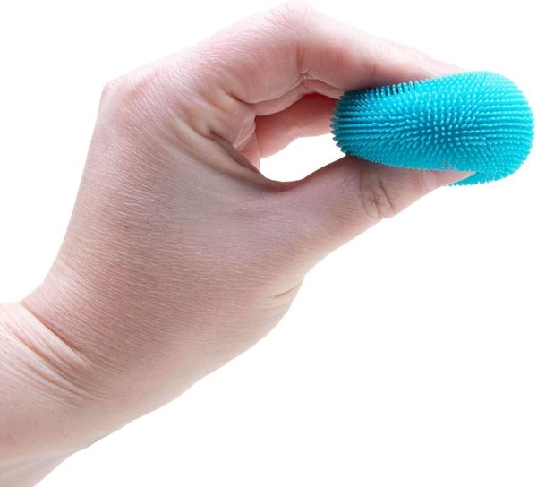 Schylling Teenie NeeDoh Fuzz Ball - 3 Teenie Squeeze Toys with a Velvet Texture and Soft Cloud Squish - 1 Balls - Color May Vary