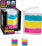 Schylling Needoh Peace O Cake - Sensory Squeeze Toy - Colors May Vary
