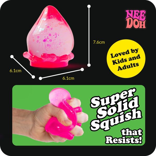 Schylling NeeDoh Dream Drop - Sensory Squeeze Toy with Dreamy Smooth Squeeze - 3 Tall - Color May Vary (Pack of 1)