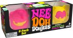 Schylling NeeDoh Dohjee - Sensory Squeeze Toy - Satisfying Dough Filling - 2 Tall - Color May Vary (Pack of 3)