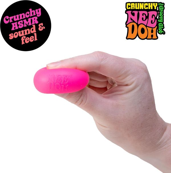 Schylling NeeDoh Teenie Quad Squad Needoh 4 Pack - Sensory Squeeze Toy - 1.5 in Diameter - Colors May Vary