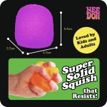 Schylling NeeDoh Gumdrop - Textured Sensory Toy with Super Solid Squish - 2.5 Tall - Colors May Vary (Pack of 1) | Sensory Squish Toy with Super Solid Squish