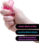 Schylling Needoh Teenie Sparkle Hearts - Sensory Squeeze Toy - Colors May Vary