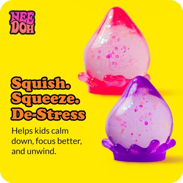 Schylling NeeDoh Dream Drop - Sensory Squeeze Toy with Dreamy Smooth Squeeze - 3 Tall - Color May Vary (Pack of 1)