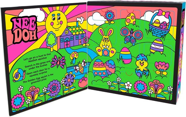 Schylling Needoh Golden Egg Hunt - Sensory Squeeze Toy - Colors May Vary